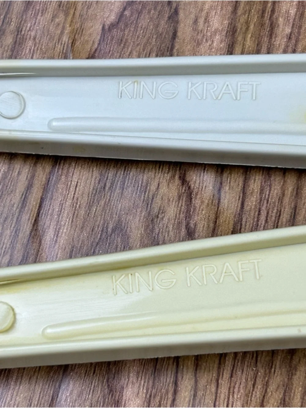 Vintage Nylon Cooking Utensils Spoons Slotted Spoons King Kraft Foley 11” Long